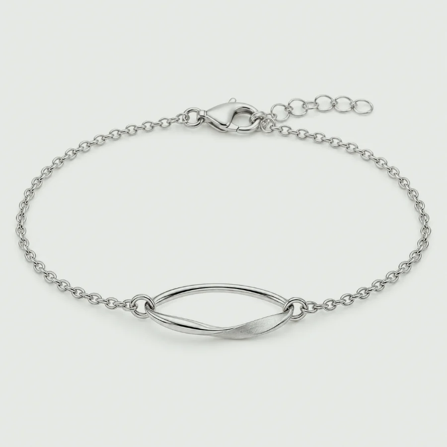 Poise bracelet in silver