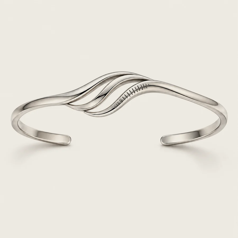 Bracelete Rhythm em prata